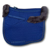 Hufglocken - Sheepskin + Correctional Dressage Pad - Navy/Brown